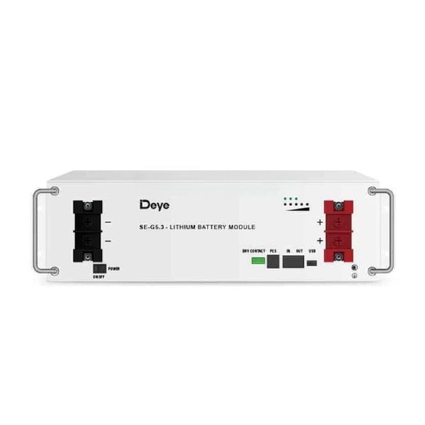 Акумуляторна батарея Deye SE-G5.3 (LiFePO4 51,2V 104Ah 5,32kWh) deye_SE_G5.3 фото