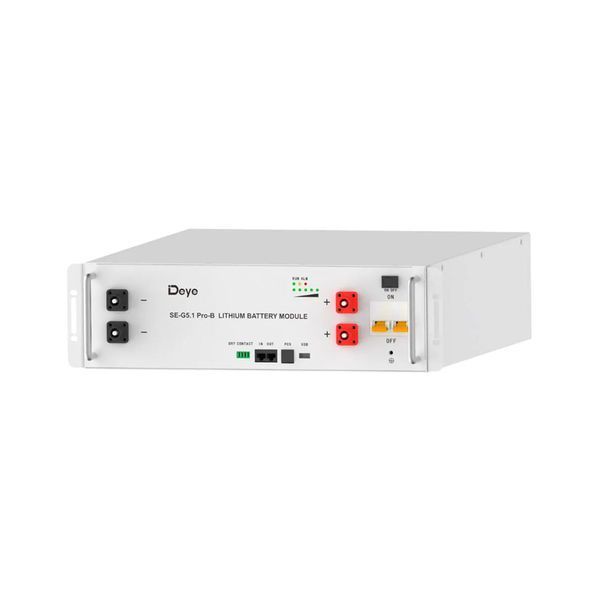 Аккумуляторная батарея Deye SE-G5.1 Pro-B (LiFePO4 51,2V 100Ah 5,12kWh, LV) deye_SE-G5.1-Pro-B фото